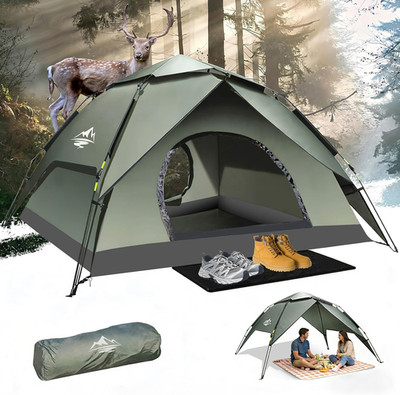 Camping Tent 2/3/4 Person Instant Pop up Tents for Camping - 40S Automatic Easy