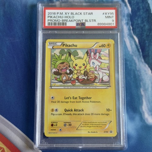 Pikachu graded PSA 9 for sale on eBay