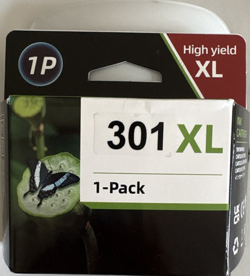 INKYEAH 301XL Schwarz Inkjet Druckerpatrone kompatibel für HP 3050/1510