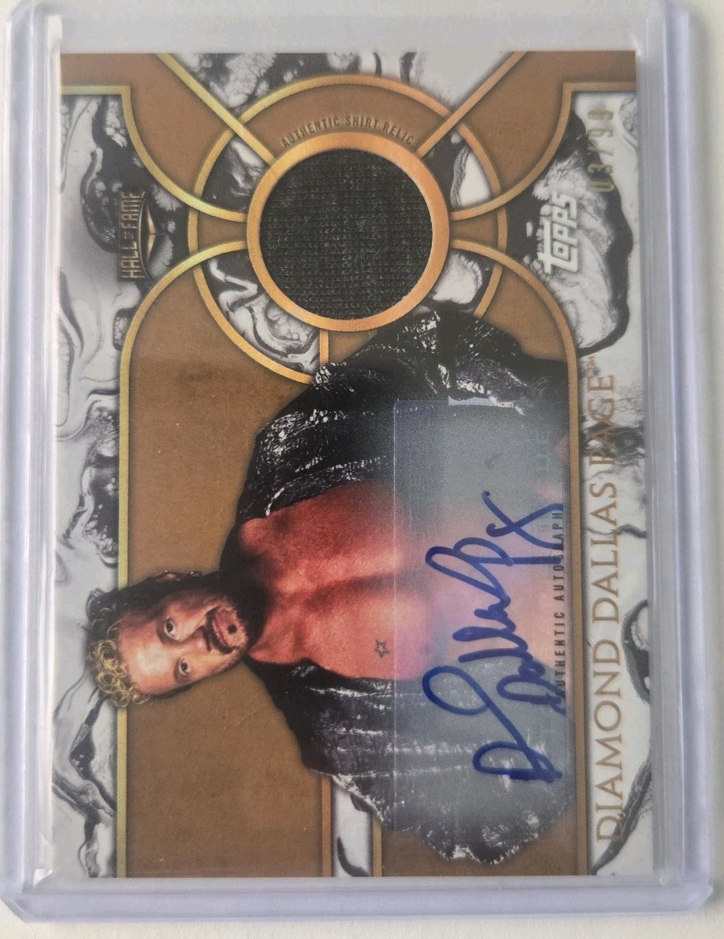 Diamond Dallas Page 2018 WWE Topps Legends Relic Auto /99  view 2