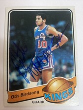 1979 Topps Basketball Otis Birdsong Autographed Card #87 Kansas City Kings A-572