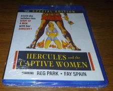 Hercules and the Captive Women (Blu-ray, 1961) Brand New Sealed 
