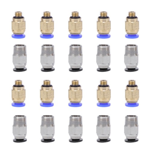12 stuks Pc4-M10 Pneumatische Pc4 M10 Pneumatische connector voor Ptfe