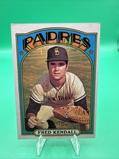 Topps 1972 Fred Kendall Rookie #532 San Diego Padres Baseball Card. rookie card picture