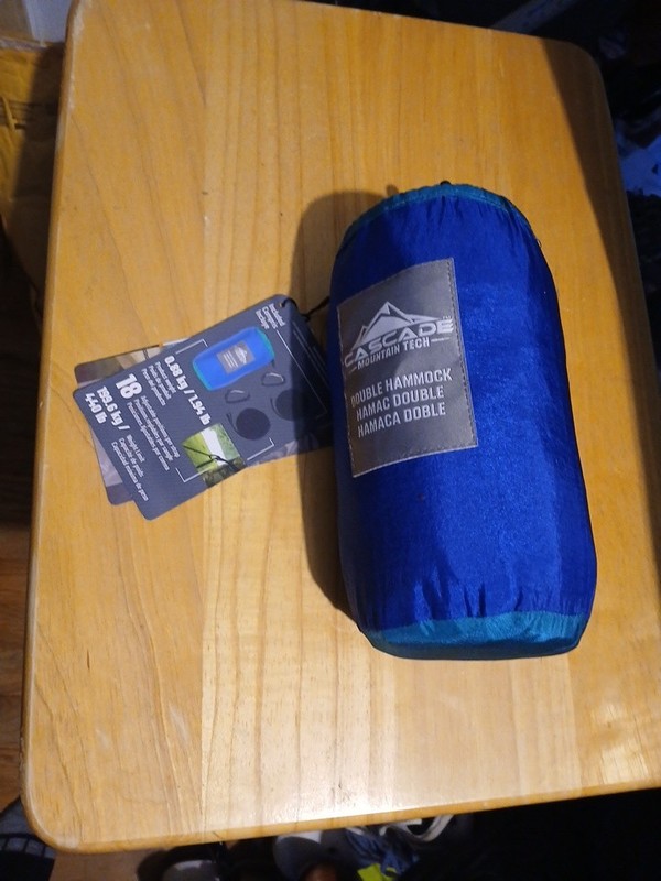Cascade Mountain Tech 2-person Travel Hammock Brand New 