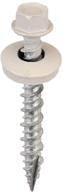 Metal-Wood Screws #9 x 1.5", Light Gray, Bag of 250 Pieces