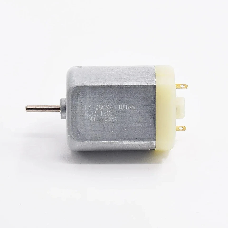 FK-280SA DC1.2V 2.4V 3V 3.7V Alta Velocidad Mini 24mm Motor Eléctrico RC Juguete Coche Ranura Foto 4 de 4