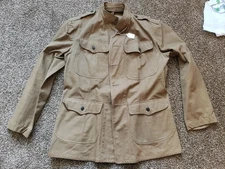 Original WWI US Army Tunic, Khaki "Summer" Cotton, HUGE SIZE 44