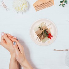 Nordic Style Home Bathroom Hand Soap Dish Ceramic Soap Tray Shower Soap Holder