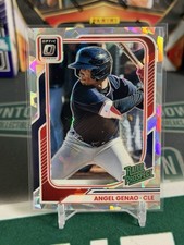 Angel Genao Panini 2026 Donruss Optic Cracked Ice Rated Prospect /25