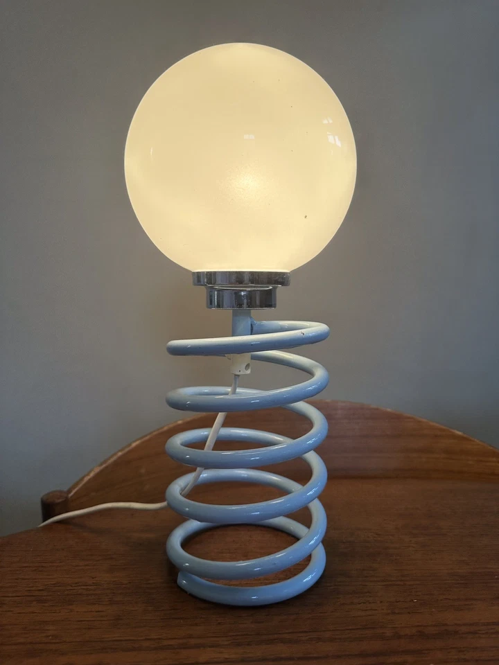 Lampe Spring Ressort Att A Ingo Maurer Vintage Design Annees 70  - Photo 2/4