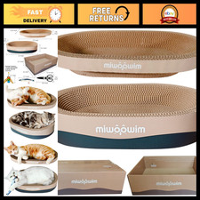 3-Piece Cat Scratcher Set with Oval Bowl Nest - Indoor Cat Toys Scratchers