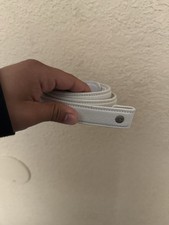 Chrome Hearts White 1-inch Belt Strap