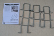 Chatsworth /CPI.  10812-001 Closed Composite Distribution Wire Rings. Lot of 10.