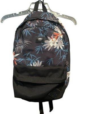Vans Old Skool II Black Tropical Floral backpack