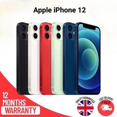 Apple iPhone 12 5G 64GB & 128GB alle Farben entsperrt in tadellosem Zustand A++