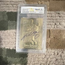 1996-97 Skybox Gold Kobe Bryant Rookie Auto WCG 10 Limited Edition  READ BOTTOM 