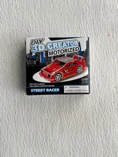 3D CREATOR Motorized Street Racer Car Kit (DIY Do It Yourself) Craft Hobby Kit