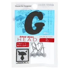 11788) JACKALL Good Meal Head 2g 4pcs Kozakana silver
