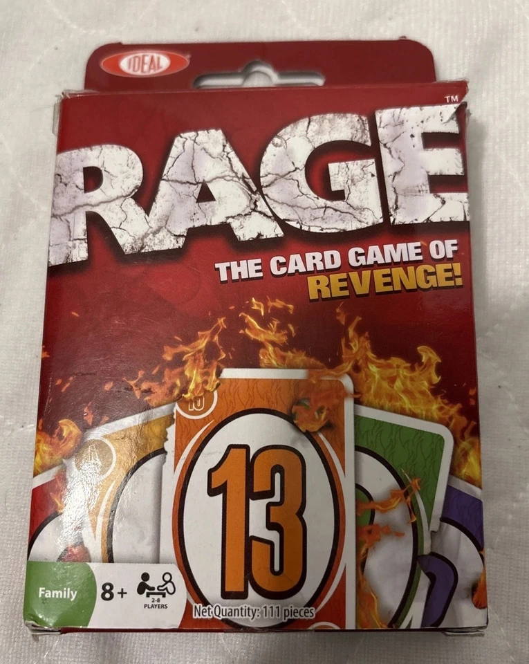 RAGE Card Game Of Revenge IDEAL 2013 Family Game Trick Taking Complete 110 Cards - Image 3 of 4