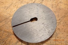 OLDER NEW OLD STOCK CAST NON-FERROUS METAL THROAT PLATE FOR BAND SAW