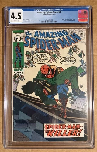 AMAZING SPIDER-MAN # 90 CGC 4.5  (1970)