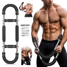 Twister Arm Trainer, Adjustable Spring Chest Expander Forearm Strengthener, T...