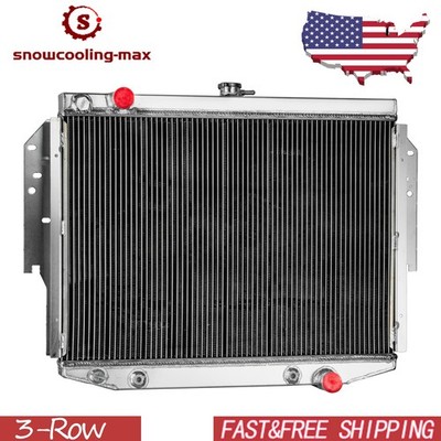 3Rows Radiator For 1976-89 Dodge Aspen Chrysler LeBaron Plymouth Gran Fury 5.9L