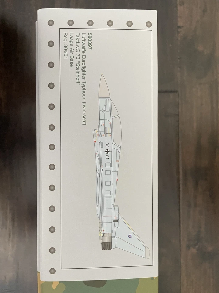 EF-2000 Typhoon T Diecast Model, Luftwaffe TaktLwG 73 Steinhoff - Image 3 of 4