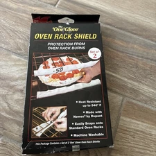 Oven Rack Shield “the Ove Glove” Set Of 2.  New In Open Box