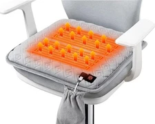 Heated Seat Cushion, Back Coccyx Cushion for Tailbone Pain Relief Chair Pad