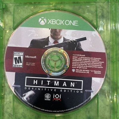 Hitman: Definitive Edition (Microsoft Xbox One, 2018) - No Slipcover - Tested