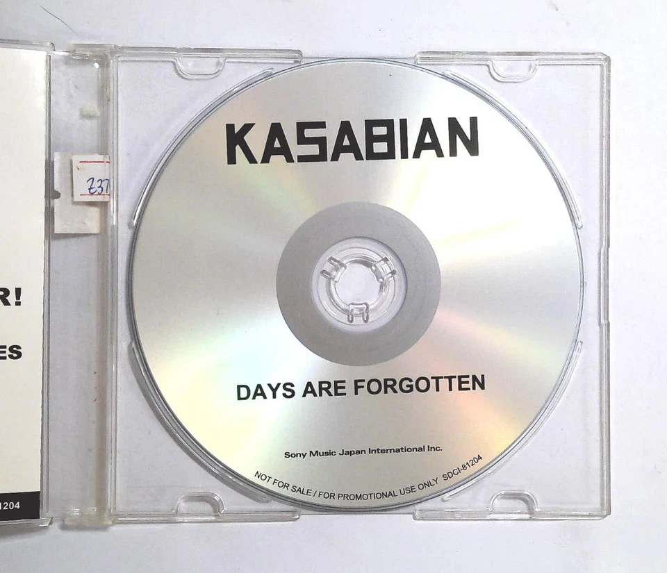 Kasabian – Days Are Forgotten SDCI-81204 JAPAN CDr, Single, Promo - Image 2 of 3