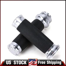1"Motorcycle HandleBar Hand Grips For Harley Touring Sportster Softail VRSC New