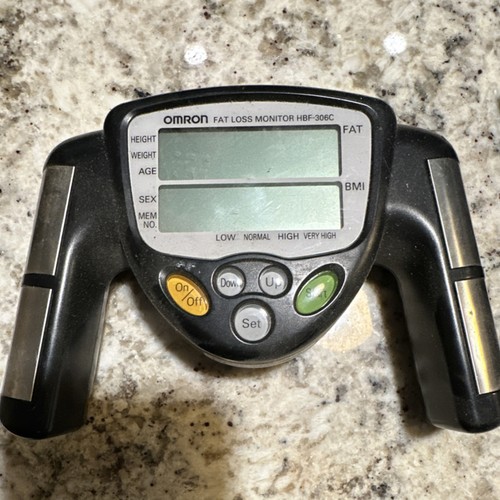 Omron HBF-306CN Bioelectric Impedence Analyzer Digital Black Battery Powered