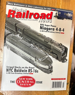 Model Railroad News Magazine March 2020 - NYC Baldwins RS-16s