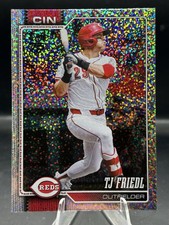 2026 Topps Series 1 Celebration T.J. Friedl #338 Confetti Foil Reds
