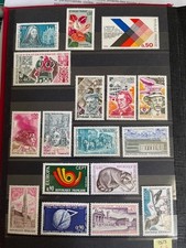 Timbres France : 1973 YT n° 1737 à 1740, 1744 à 1750, 1752 à 1757 NEUF **