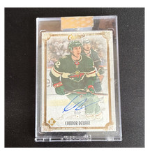 Connor Dewar Rookie Autograph 2021-22 Upper Deck Clear Cut Champs Wild #C-CD