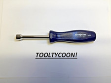 Snap-on Tools Usa New Blue Hard Grip 38 Sae 6pt Manual Nut Driver Ndd112b Snap-on Tools Usa New Blue Hard Grip 38 Sae 6pt Manual Nut Driver Ndd112b