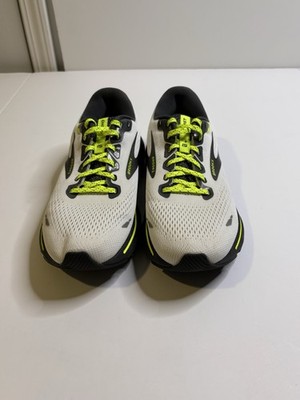 Brooks Mens Shoes 9.5 B Neon Green Ghost 15 Running Sneakers Performance