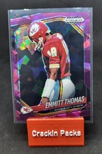 2025 Prizm Black /149 Emmitt Thomas Purple Ice Kansas City Chiefs NFL