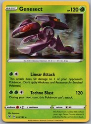 Genesect 016/185 Vivid Voltage Holo Rare