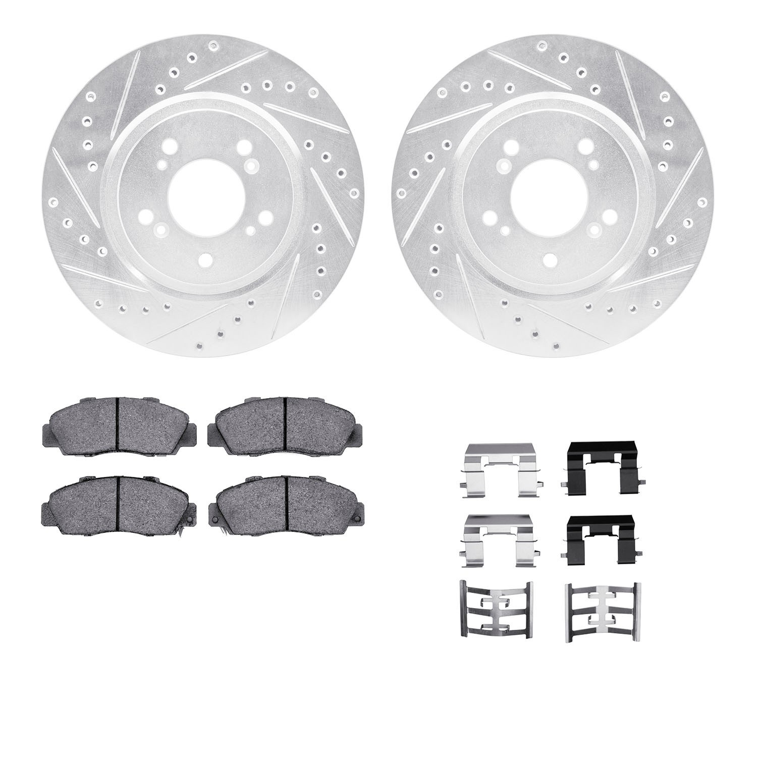 For Acura NSX 97-05 Brake Kit eLINE Series Drilled & Slotted Front Brake Kit w