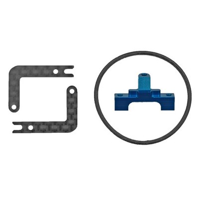 Team Associated RC28R Center Bulkhead and Battery Holder Set / AE21632