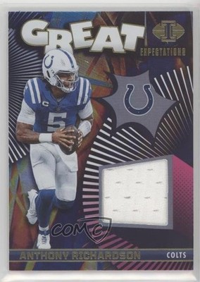 2024 Panini Illusions Great Expectations Anthony Richardson #GE-ARN 04h3