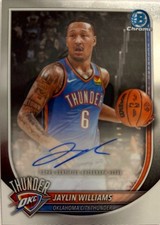 2025-26 Bowman Chrome - Jaylin Williams #BCA-JI Auto OKC Thunder