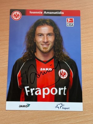 Ioannis Amanatidis Eintracht Frankfurt Autogrammkarte original signiert #55705