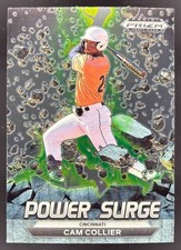 2022 Panini Prizm Draft Picks Cam Collier Power Surge #PS-CC Reds