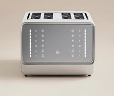  Scoville Digital Touch Stainless Steel 4-Slice Toaster BRAND NEW FREE DELIVERY